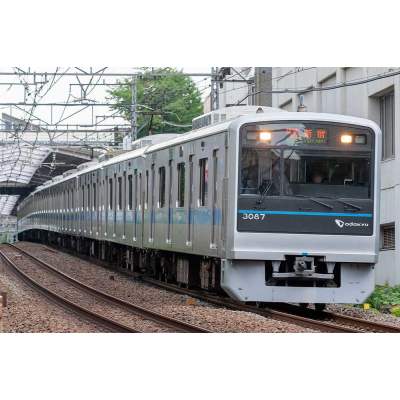 小田急3000形（3080番台 インペリアルブルー帯）10両編成セット（動力付き）
