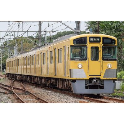 西武9000系(多摩湖線 黄色 白ライト)4両編成セット(動力付き)