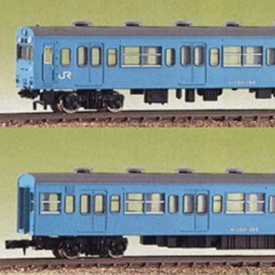 JR103系(低運転台) 4両編成＆増結セット (未塗装組立)