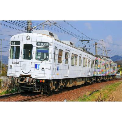 高松琴平電気鉄道1200形（ことでん×ヘラルボニーラッピング電車）2両編成セット（動力付き）