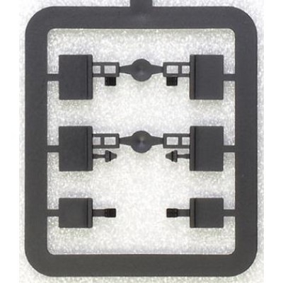 手歯止めセット（黒色 3種各2個入り）