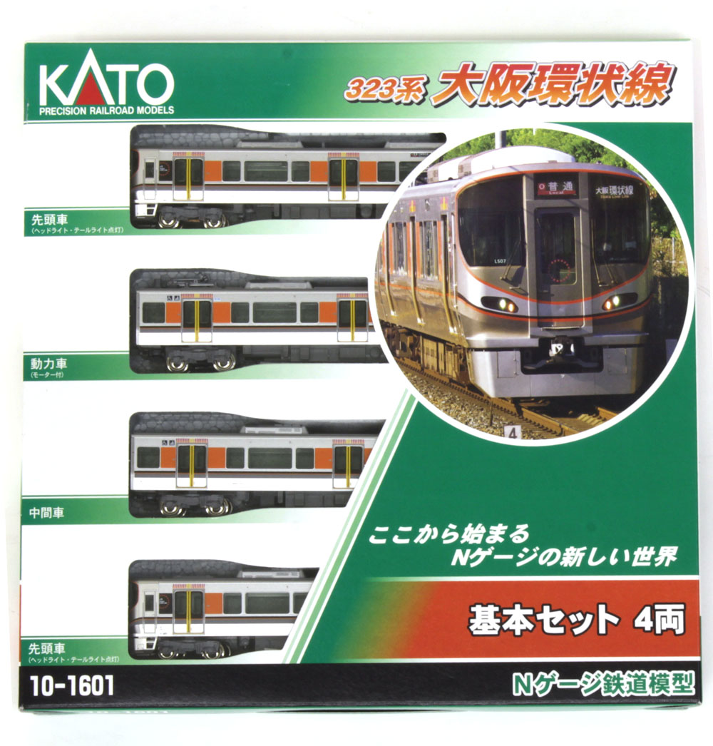 12502円 100％本物保証！ KATO Nゲージ 323系大阪環状線 基本セット 4両 10-1601 鉄道模型 電車