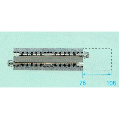 スライド線路78108mm 