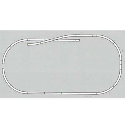 V9 平面交差15°左クロスセット 