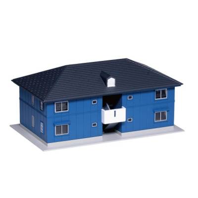 二階建アパート（ネイビー）