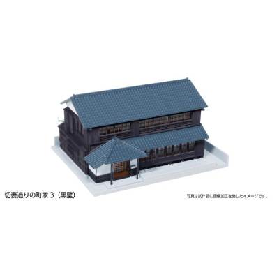 切妻造りの町家3（黒壁）