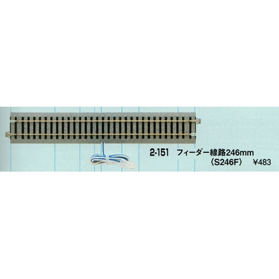 【HO】 フィーダー線路246mm