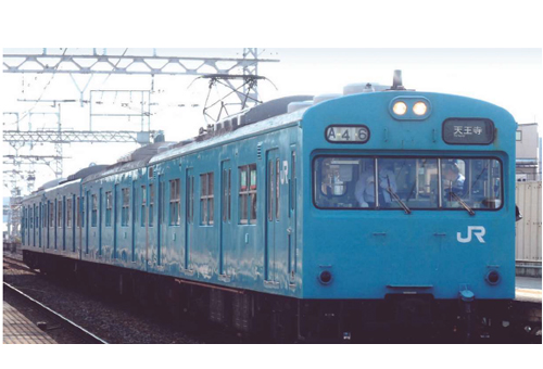 103系 西日本更新車 阪和線 スカイブルー 4両セット | マイクロエース 