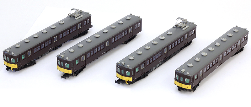 クモハ41 宇部線茶色黄帯 4両セット | マイクロエース A2360 鉄道模型 