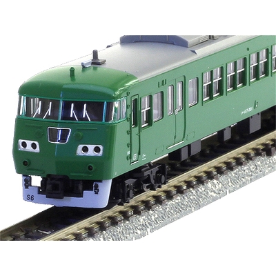 117系-300・京都地域色・(抹茶色タイプ)  6両セット
