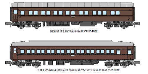 マイクロエース A1562/1563 10・43系 急行「鳥海」フルセット