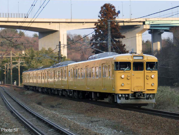 A9584 115系0番代+2000番代下関総合車両所 C-14編成 4両セット-