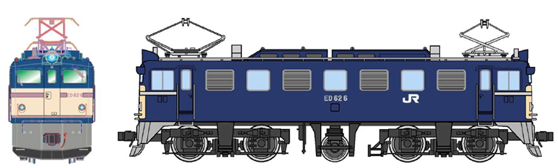 マイクロエース ED62-6 青色 PS22ワイパー交換車シールドビーム飯田線