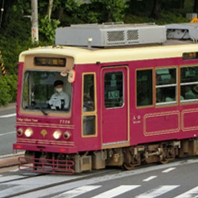 東京都電7700形7706 えんじ(M車)