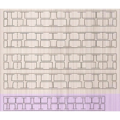 カーテンパーツ583系「きたぐに」用(開閉) TOMIX用