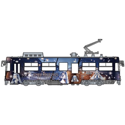 1/150 雪ミク電車2021バージョン（標準色用3300形付き）2両セット