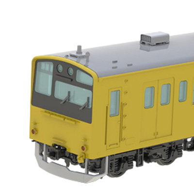 1/80スケール JR東日本201系直流電車（中央 総武援行線） クハ201 クハ200キット