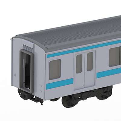 1/80 JR東日本209系直流電車タイプ（京浜東北色）サハ209