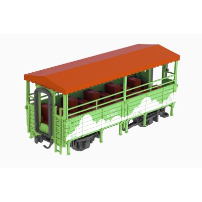 1/80 トロッコ列車（メルヘングリーン塗装）