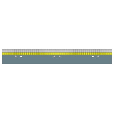 マスキングテープホーム柄3ドア三角(18m×10m)