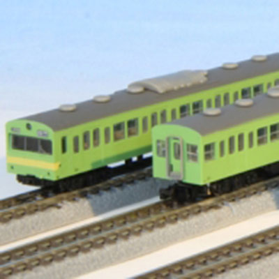 【Z】 国鉄103系 ウグイス 警戒色 関西線タイプ 6両セット