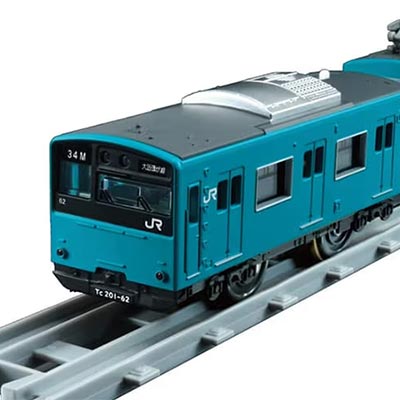 プラレール リアルクラス 201系通勤電車（JR西日本 スカイブルー）