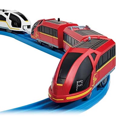 プラレール鉄道 レッドストリーム&ホワイトストリーム 連結セット