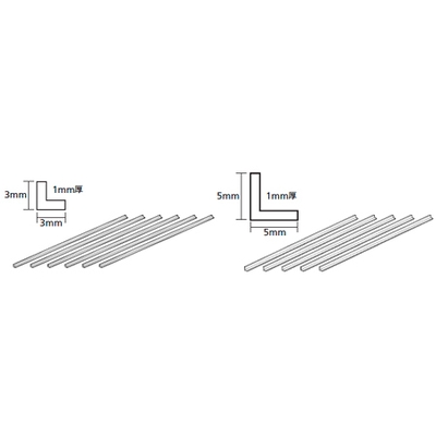 透明プラ材 L形棒 (各種) 