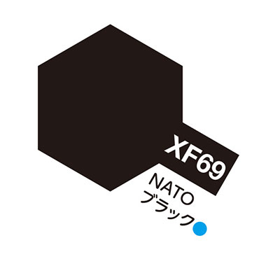 XF69 NATOブラック つや消し アクリルミニ タミヤカラー 商品画像