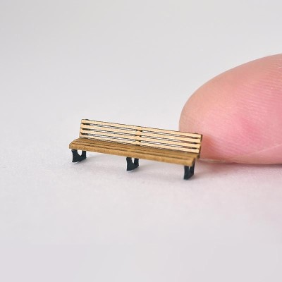 1/150 4人掛けベンチ B（9個セット）