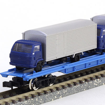 私有貨車 クム80000形(4tトラック2台付) 