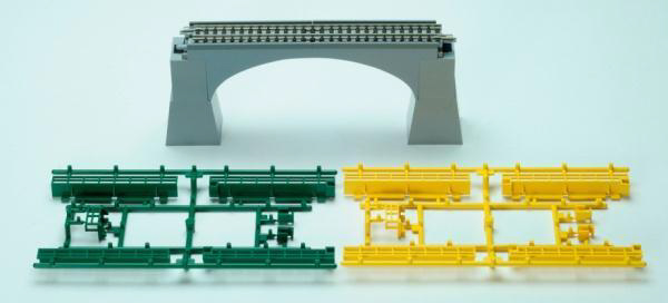 鉄道模型 HOゲージ 1/80 コンクリートアーチ橋 (基本) 組立