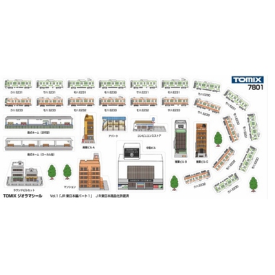 TOMIXジオラマシール JR編