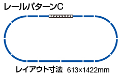 レールセット立体交差化セット(Cパターン) | TOMIX(トミックス) 91027