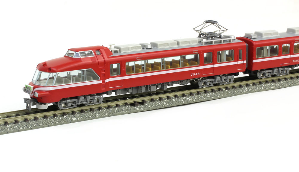名鉄7000系パノラマカー(第47編成)白帯車セット(4両) | TOMIX