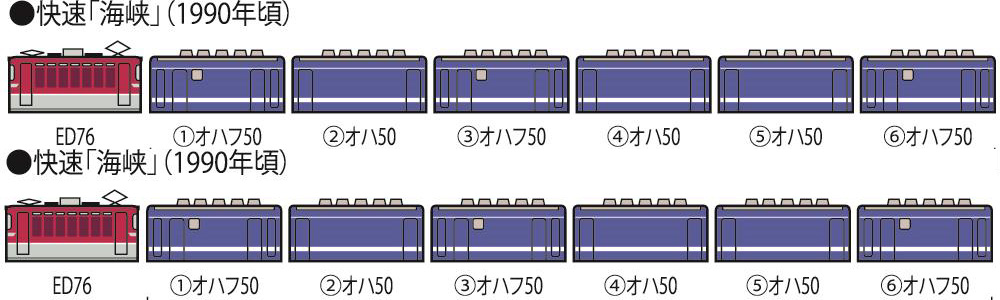 50-5000系客車セット（6両） | TOMIX(トミックス) 98780 鉄道模型 Nゲージ 通販