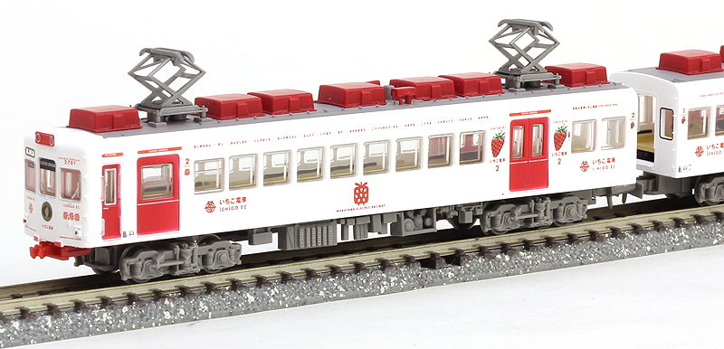 TOMYTEC鉄道コレクション　和歌山電鐵いちご電車2270系2両セット動力化済