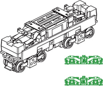 鉄道コレクション　Nゲージ動力ユニット　tm-ed01