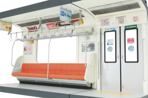 内装模型 通勤電車(オレンジ色シート) | トミーテック 265573 鉄道模型