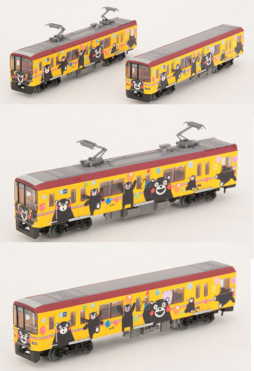 鉄道コレクション 熊本電気鉄道01形(くまモンラッピング・イエロー)2両 