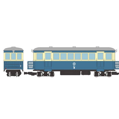 鉄道コレクション ナローゲージ80 猫屋線キハ8新塗装 ホハフ6茶色塗装 2両セット