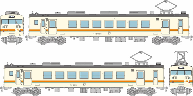 鉄道コレクションJR123系5040番代2両セットA | トミーテック