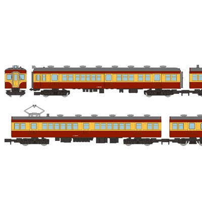 鉄道コレクション国鉄70系新潟色4両セットB