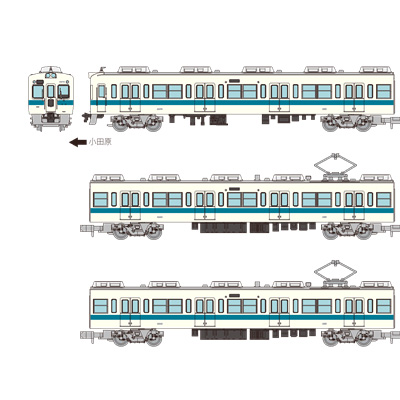 鉄道コレクション小田急電鉄2600形6両セット