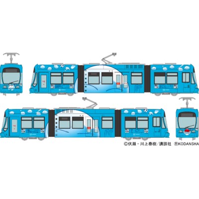 鉄道コレクション 広島電鉄1000形 1017号「転生したらスライムだった件」ラッピング電車