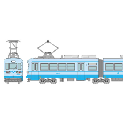 鉄道コレクション 筑豊電気鉄道2000形 2003号（青）