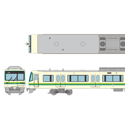 鉄道コレクション 仙台市交通局1000N系南北線4両セットA