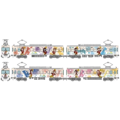 鉄道コレクション 京阪電車大津線700形 「響け！ユーフォニアム」ラッピング電車2023 2両セット        