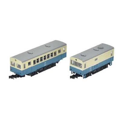 ノスタルジック鉄道 富井電鉄 峠（たお）線気動車＋荷物気動車（キハ202+キニ903 新塗装）2両セット