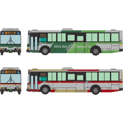 ザ バスコレクション 東急バス さよなら新横浜-溝の口線2台セット